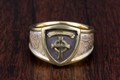 Mokume Signet Ring